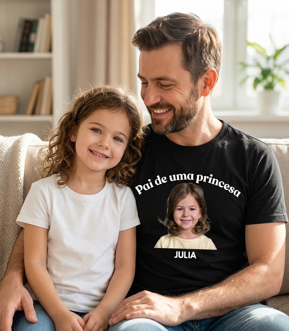 T-Shirt Pai de Princesa